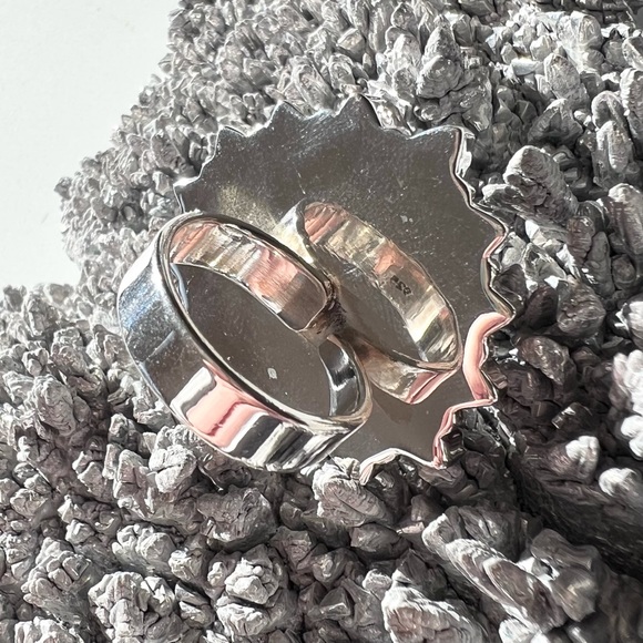 Sterling Silver Multi-Stone Moonstone Ring - Picture 8 of 10